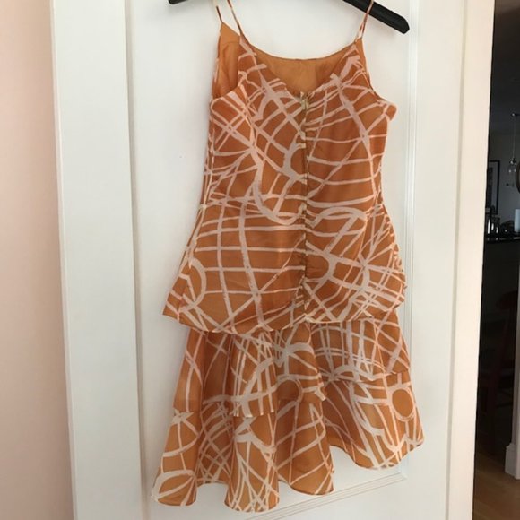 Vintage Party Mini Dress with Spaghetti Straps, Size 9 - Picture 2 of 3